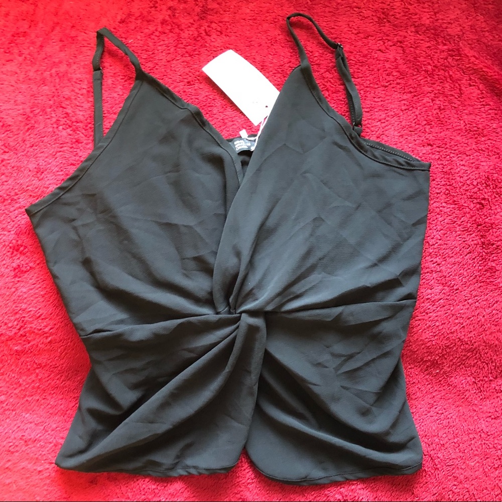 Sexy Black Spaghetti Strap Tank Top New - Picture 3 of 5